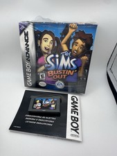 Sims Bustin' Out (Nintendo Game Boy Advance, 2003) Box And Inserts- No Manual