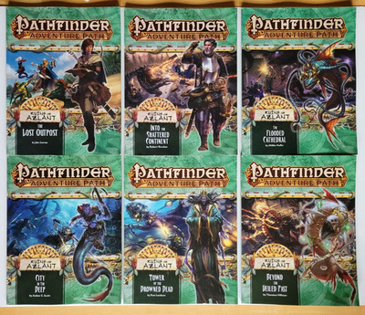 Pathfinder Adventure Path Ruins of Azlant #121-126 Complete Set 1,2,3,4,5,6 RPG