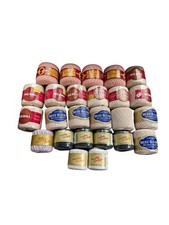 NOS Crochet Thread Vintage Lot of 25 100 Mercerized Cotton Various Colors