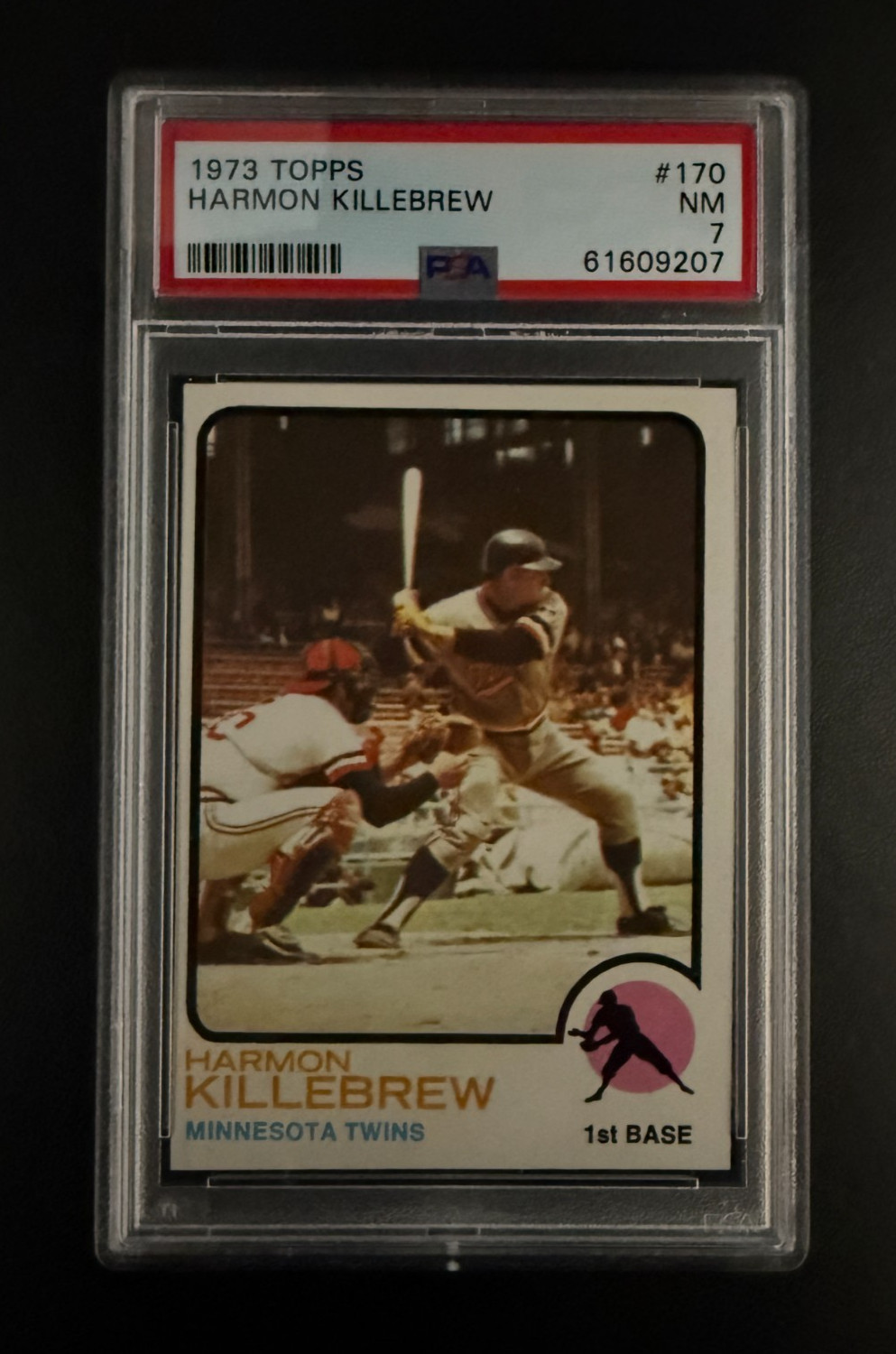 1973 Topps Baseball #  170 - Harmon Killebrew - PSA 7 NM