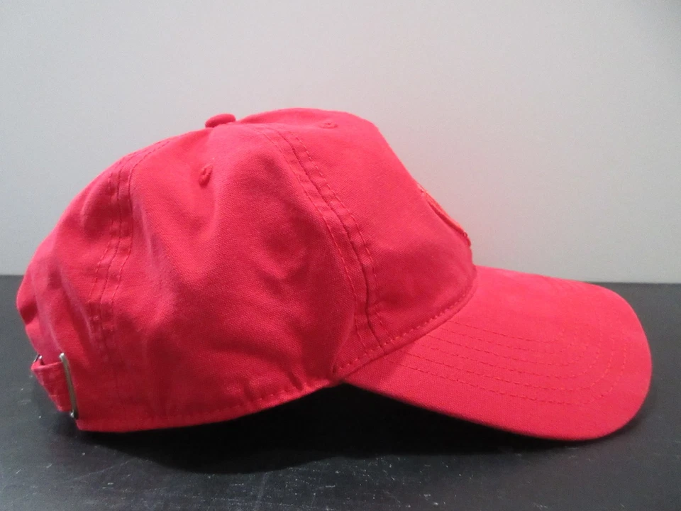 Timberland Sombrero Gorra Correa Trasera Rojo Senderismo Ligero Exterior Ajustable Para Hombres Foto 4 de 4