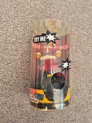 6'' VINTAGE THE SIMPSONS HOMER SPRECHENDES AUTO ARMATURENBRETT WEIHNACHTEN WEIHNACHTSMANN FIGUR FUNKTIONIERT