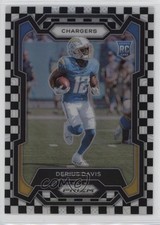 2023 Panini Prizm Rookies Black & White Checker Prizm Derius Davis #351 1hp7