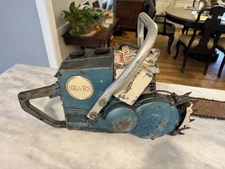 Vintage Sears 758G Gear Drive Chainsaw David Bradley 👀