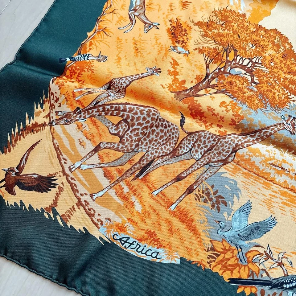 HERMES African Animal Naranja Caqui - Imagen 3 de 4