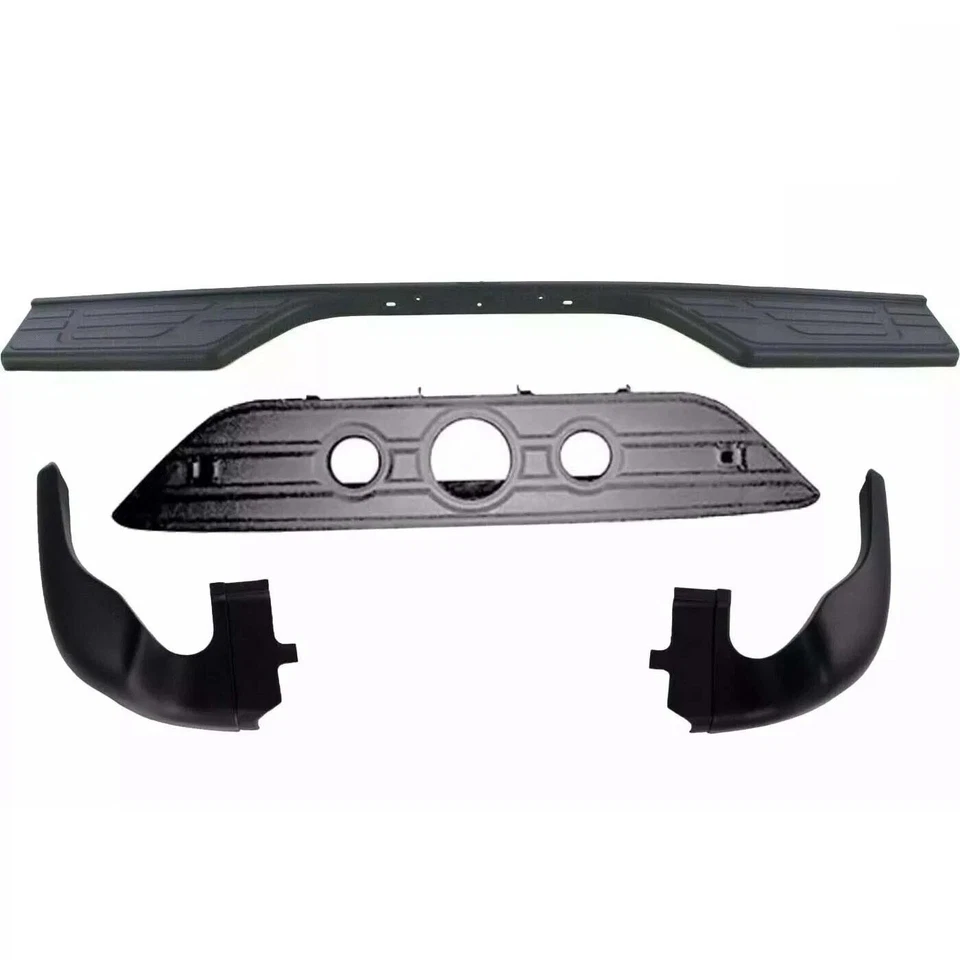 Fits 2005-2015 Toyota Tacoma Rear Bumper Side Extension Top Pad Lower Center Pad - Image 2 of 4