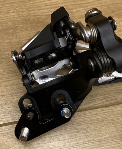 Shimano Deore FD-M618 2x10 Top Swing E-Type Front Derailleur Dual Pull Japan NOS - Afbeelding 6 van 8