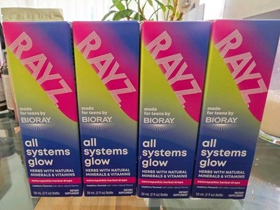 Rayz , All Systems Glow, For Teens, Raspberry, 2 fl oz (59 ml)