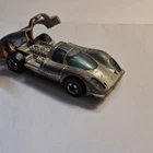 Hot Wheels Redlines Porsche 917 1:64 Silver Blue Diecast Redline Wheels 1969