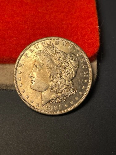 (#102574) Morgan Dollar:  1891 O  AU+/unc   Better date.  (See video!)