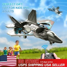 US RC Helicopter Plane 2.4G Gravity Sensing Glider 360° Rotation One Key Takeoff