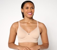 Breezies Cooling Comfort Seamless Underwire T-Shirt Bra Sunbeige DD/40 New