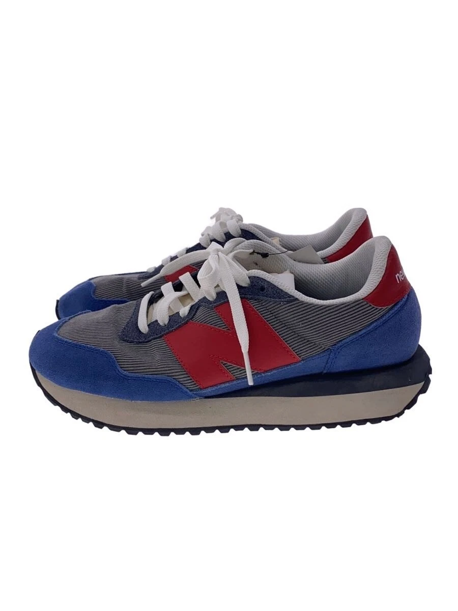 New Balance 237 Sneakers Mens 12 Gray Corduroy Red Blue Shoes New Balance 237 Navy Team Red for Sale | Authenticity  main image 2
