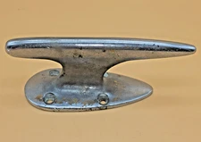 Vintage Chrome Plated Brass Boat Cleat. Heavy duty for dock or boat