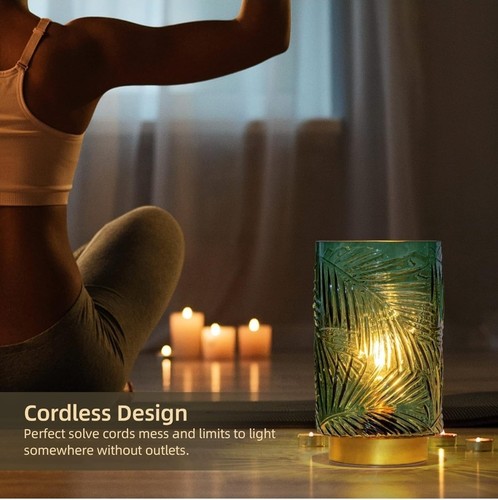 Battery Operated Table Lamp, Cordless Lamps for Home Décor, Nightlight w/ Timer - Picture 5 of 9
