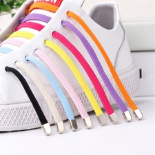 1 Pair Free Tie-free Shoelace Stretch Elastic Lazy Shoelaces Flat Shoe Laces/