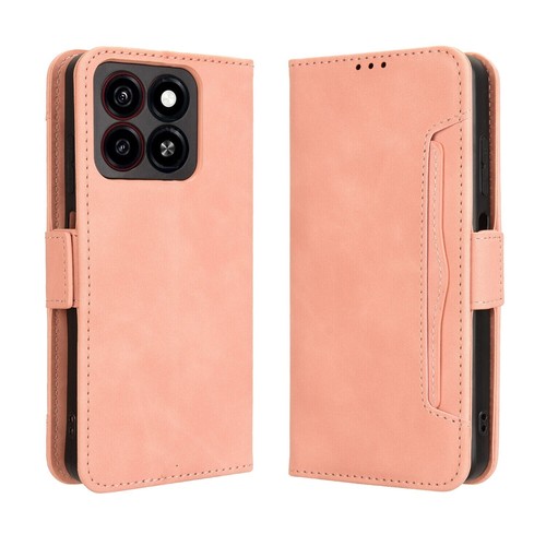 For ZTE Blade A55, Separable Card Slot Leather Wallet Stand Soft Case Cover - Photo 14 sur 29