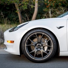 21 Vorsteiner Vff 103 Carbon Graphite Staggered Concave Wheels Tesla Model Y