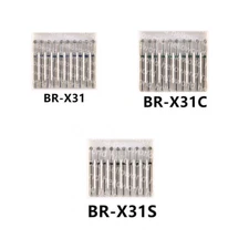 Dental White Diamond Burs for BR-X31 systems Ball Round FG 1.6mm