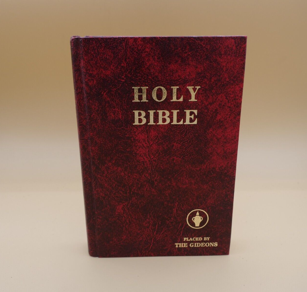 Holy Bible Placed By the Gideons Hardcover Help In Time Of Need The Way
