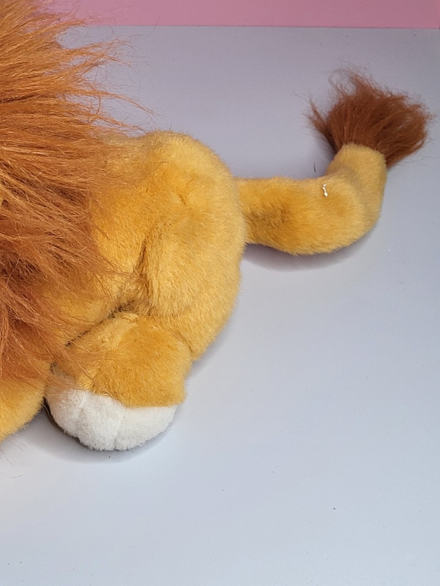 Vintage The Lion King Roaring Adult Simba Plush Disney Mattel 1993