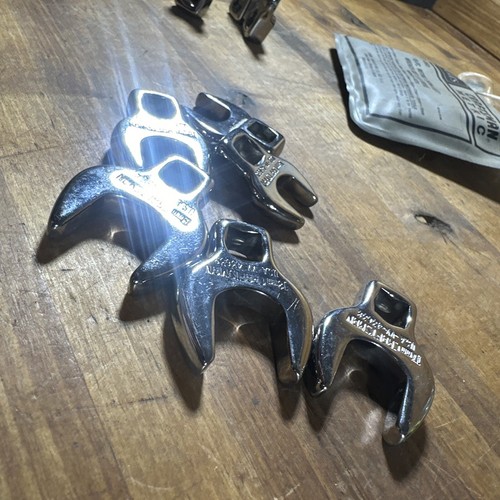 Craftsman 9-4363 VV 3/8” Drive 10 Pc. Metric Crow-Foot Wrench Set USA 10-19mm - Picture 16 of 21