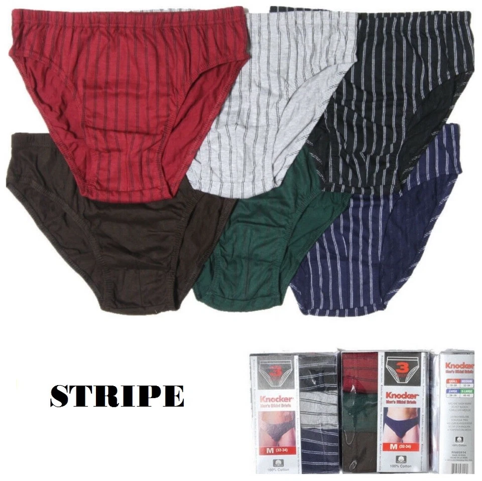 PACK de 3, 6 y 12 calzoncillos de bikini de algodón para hombre ropa interior Calzon tiro bajo liso Foto 4 de 4