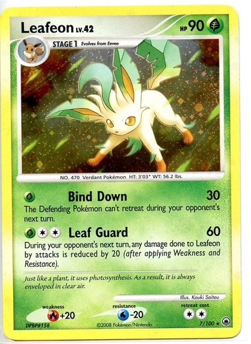 2007 Pokemon JPN D & P Dawn Dash Leafeon LV.X Holo PSA 10