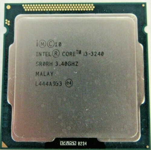 Intel SR0RH Core i3-3240 Dual-Core 3.40GHz 5.00GT/s DMI 3MB L3Cache LGA1155 B-12 - Picture 3 of 3
