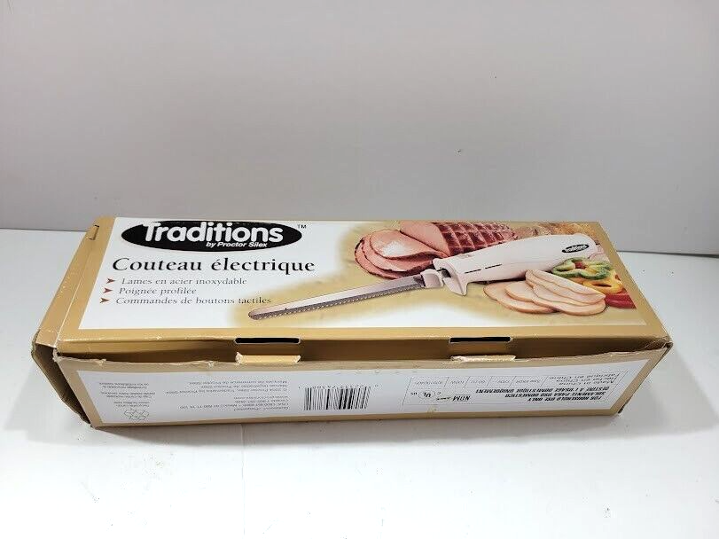 Proctor+Silex+Traditions+74388+Electric+Knife+White for sale online eBay
