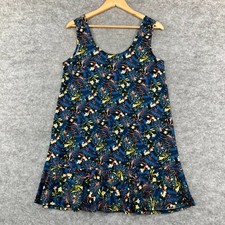 Mango Womens Dress Size XS Oversized Multicoloured Floral A-Line 24521