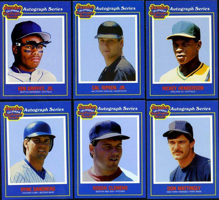 Barry Bonds #9 1990 Sunflower Seeds