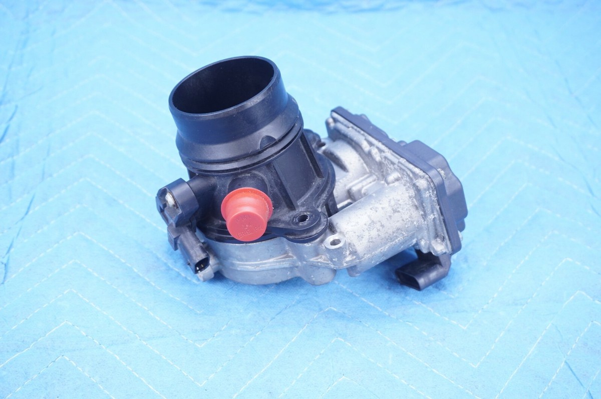 Genuine BMW Throttle Body w/ Charge Air Tube 13547619008 OEM