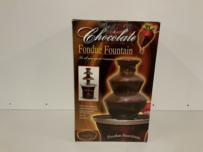 nostalgia electrics chocolate fondue fountain