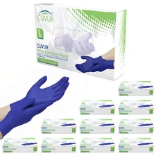 CUVUR Powder-Free Nitrile Gloves for Medical Examinations, 1000 Count
