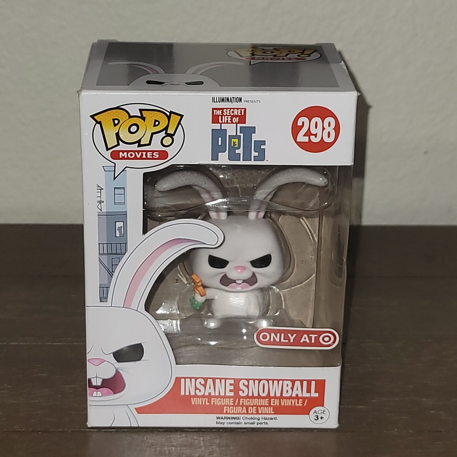 Funko Pop Movies 298 Bola De Nieve Loca Secreta Vida De Mascotas Objetivo Bóveda Exclusiva