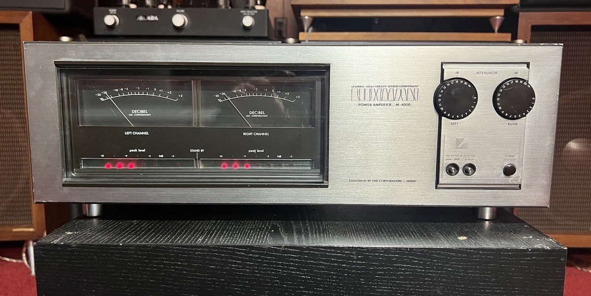 LUXMAN M-4000パワーアンプ(ジャンク品)