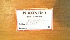 PIECE HORLOGERIE UN AXE DE BALANCIER POUR PESEUX 5 1/4" 120