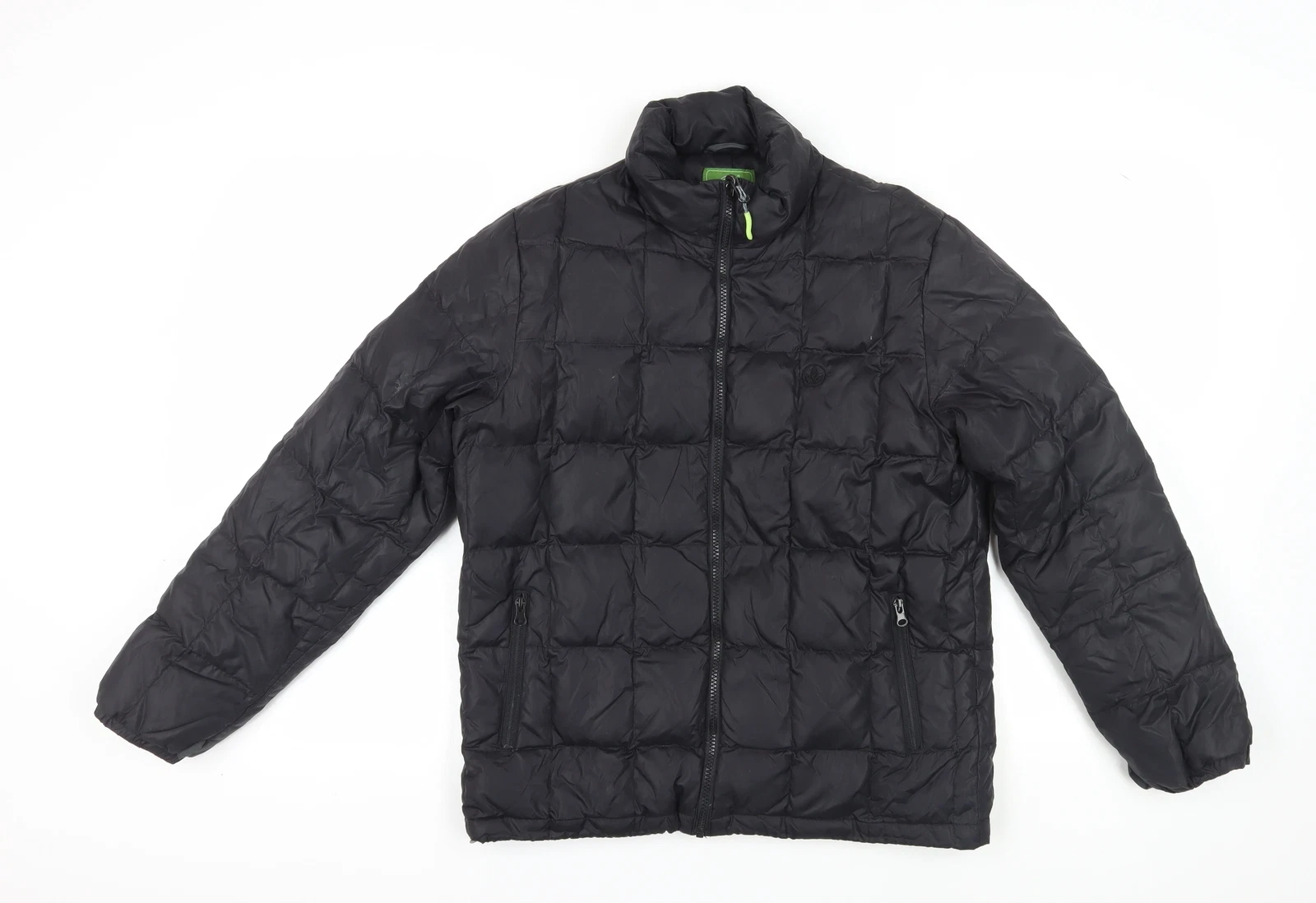 Leaveland Men’s Black Puffer Jacket Size S