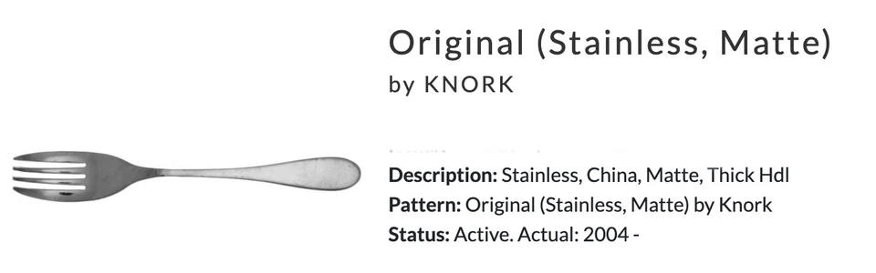 7 Modern Solid Knife Original (Stainless, Matte) by KNORK 9" - Image 2 of 4