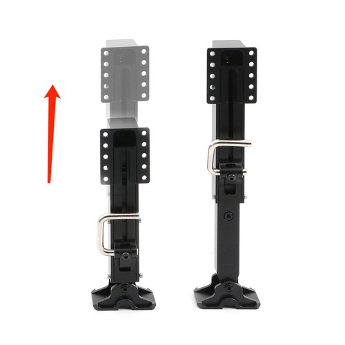 Nuovo carrello di atterraggio gambe supporto in lega per trattore Tamiya 1/14 camion contenitore - Foto 8 di 11
