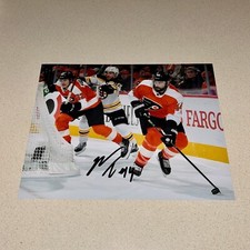 NATE THOMPSON autographed signed 8X10 PHILADELPHIA FLYERS NHL HOCKEY