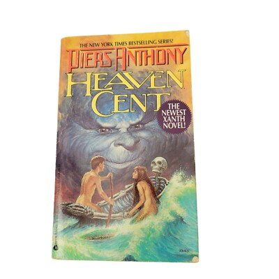 Heaven Cent Fantasy Paperback Book by Piers Anthony from Avon Books 1993