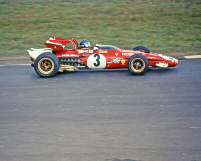 1970 Driver JACKY ICKX Glossy 8x10 Photo Formula 1 U.S. Grand Prix