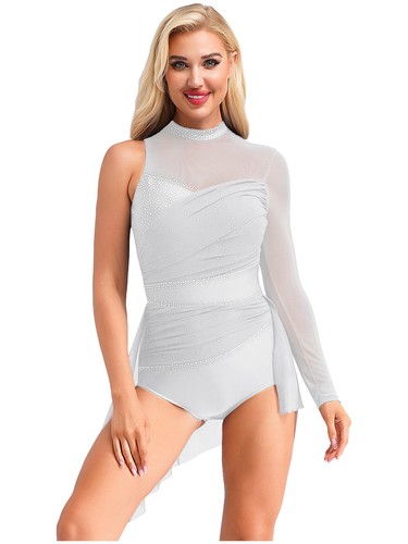Women Dress Modern Dancewear Gymnastics Leotard Dance Costume Latin Lyrical - Picture 78 of 86