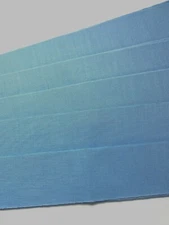 10 1.5" Quilting Fabric Strips Honey Bun Pre Cut Quilting Solid Medium Blue 