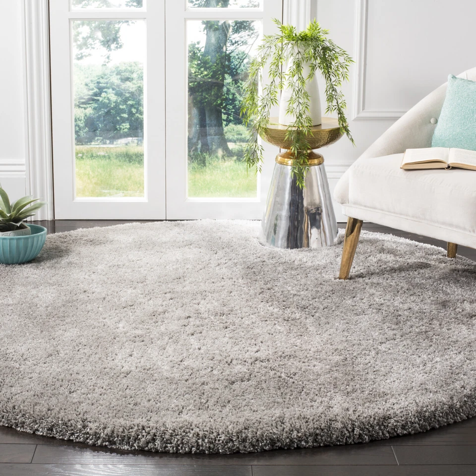 SAFAVIEH Colorado Shag Collection CSG785B Light Grey Rug - Image 2 of 4
