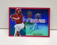 TRE FLETCHER 2021 Leaf State Metal Draft State Pride PINK ~ AUTO #'d /20