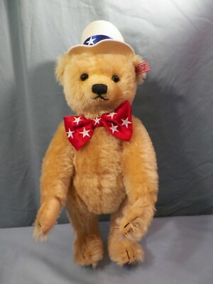 Steiff ファースト アメリカン テディベア　EAN667183 Steiff 667183 First American Teddy Bear LOOSE HAT | eBay