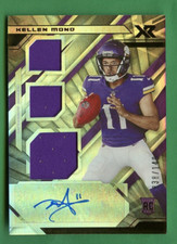 KELLEN MOND 2021 XR FOOTBALL ROOKIE TRIPLE JERSEY AUTO /149 MINNESOTA VIKINGS